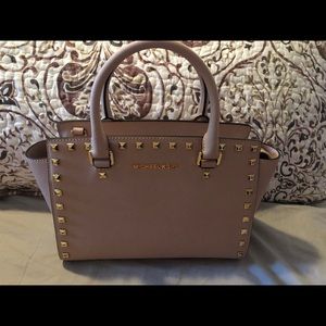 Michael Kors Selma studded satchel